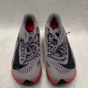 Nike Women’s Gray and Black Sneakers with Neon Pink Accents